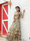 Pc 379 Kalamkari Printed Designer Malhari Silk Lehenga Choli Wholesale Online